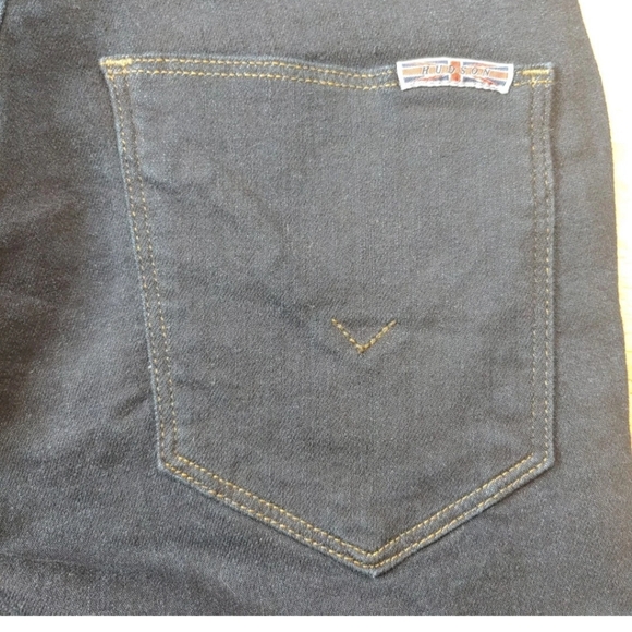Hudson Blair Super Skinny Jeans Woman 24 High Rise Dark Blue Stretch Denim Nwt - Picture 6 of 10